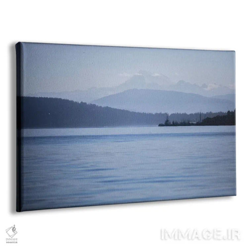 تابلو آرامش آبی اثر آرون متسون - نمای پرسپکتیو محصول