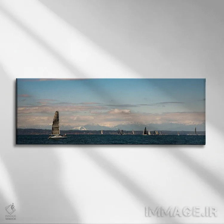 تابلو مرا با خود ببر اثر آرون متسون - نمای روبهرو روی دیوار