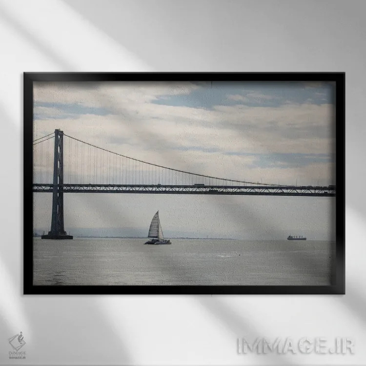 تابلو روزهای سپری شده اثر آرون متسون - نمای قابدار مشکی