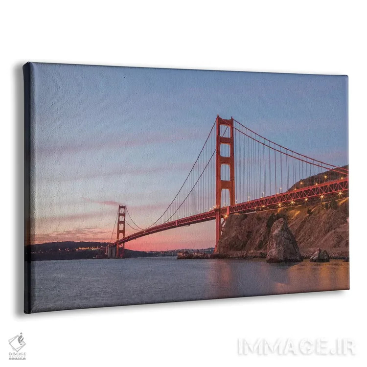 تابلو پل گلدن گیت (سانفرانسیسکو) اثر آرون متسون - نمای پرسپکتیو محصول