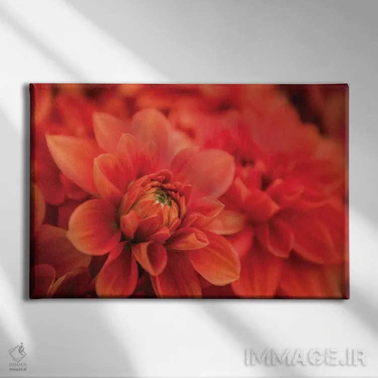 تابلو آتش بهار اثر آرون متسون - نمای روبهرو روی دیوار