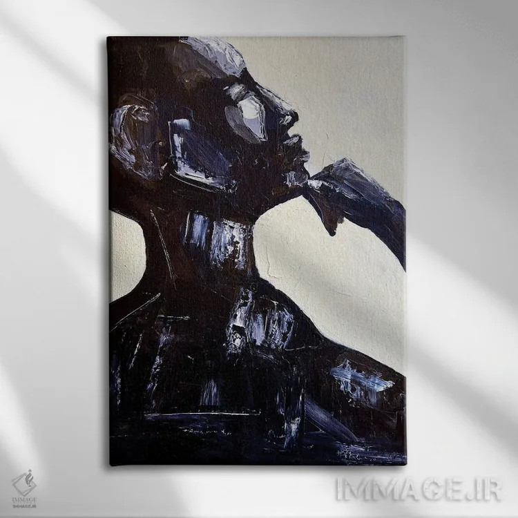 تابلو آگاهانه اثر آرون آلن - نمای روبهرو روی دیوار