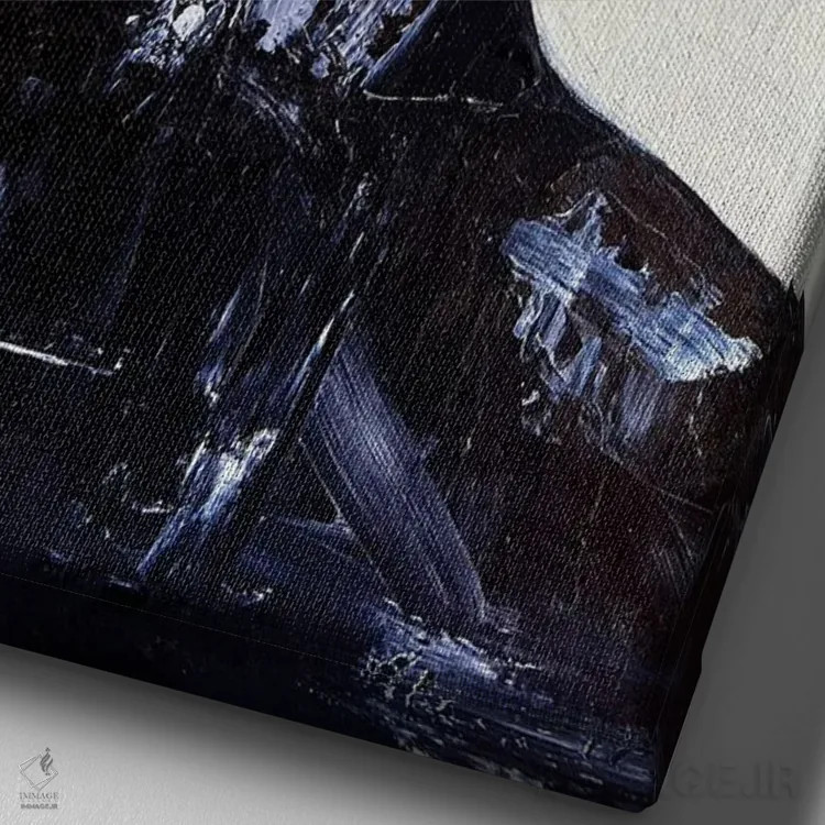 تابلو آگاهانه اثر آرون آلن - نمای نزدیک بافت بوم