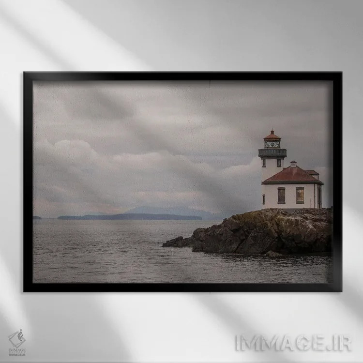 تابلو شبزندهداری اثر آرون متسون - نمای قابدار مشکی