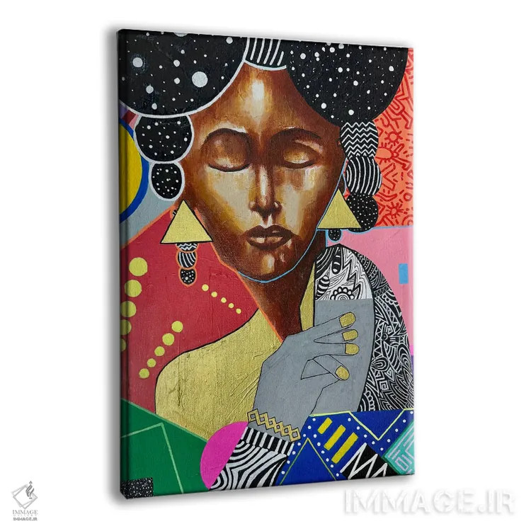 تابلو دخترانی شبیه ما اثر آرون آلن - نمای پرسپکتیو محصول