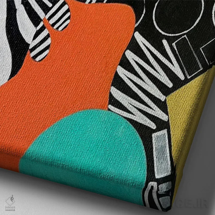 تابلو دیدگاه اثر آرون آلن - نمای نزدیک بافت بوم