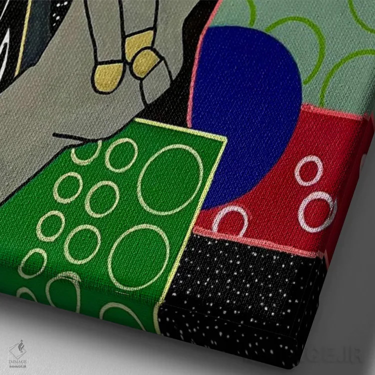 تابلو تا دفعهٔ بعد اثر آرون آلن - نمای نزدیک بافت بوم