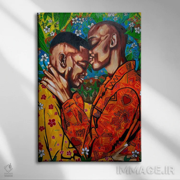 تابلو تو به من شادی میآوری اثر آرون آلن - نمای روبهرو روی دیوار