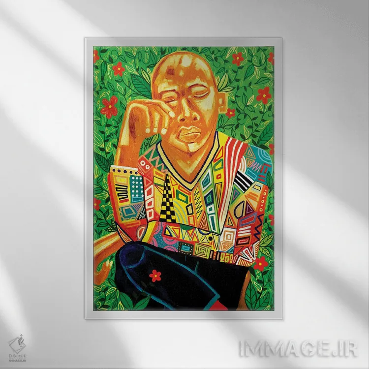 تابلو سپتامبرهای احساسی اثر آرون آلن - نمای قابدار سفید