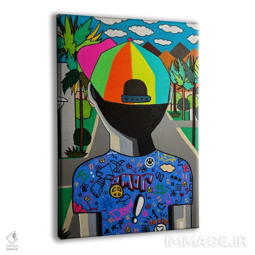 تابلو جادهٔ پیش رویم اثر آرون آلن - نمای پرسپکتیو محصول