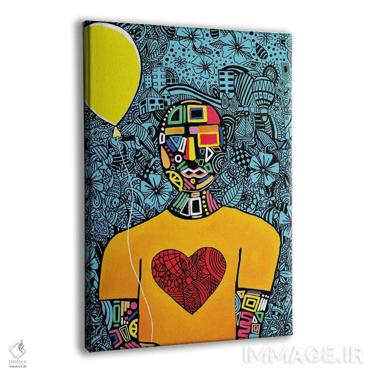 تابلو عشق گمشده در شهر اثر آرون آلن - نمای پرسپکتیو محصول