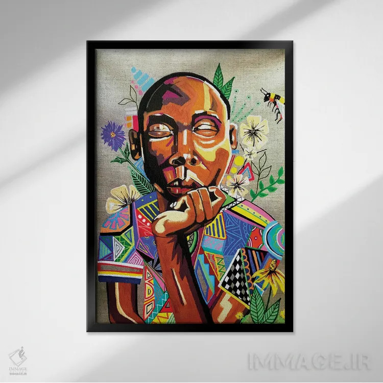 تابلو همیشه تو را به یاد خواهم داشت اثر آرون آلن - نمای قابدار مشکی