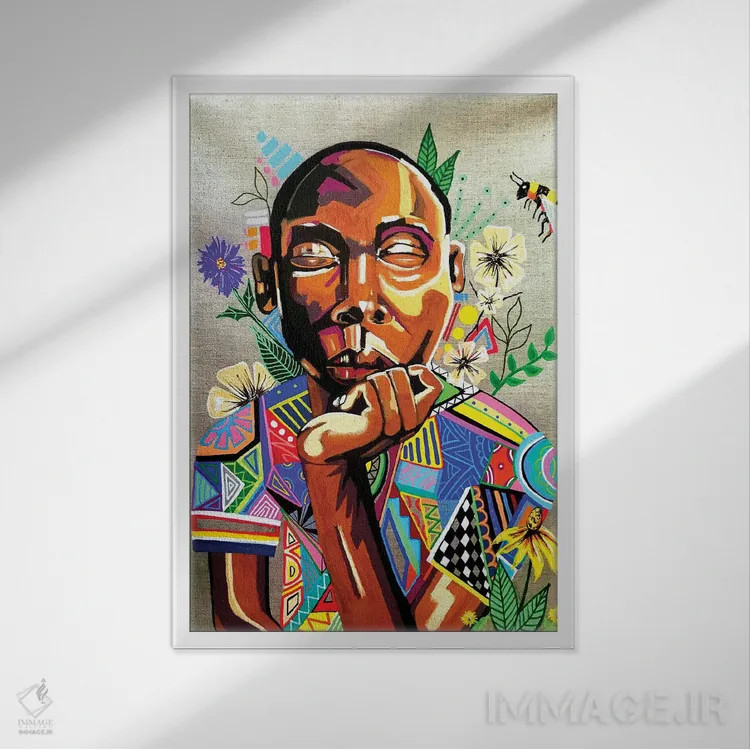 تابلو همیشه تو را به یاد خواهم داشت اثر آرون آلن - نمای قابدار سفید