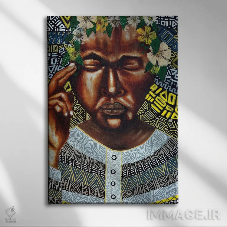 تابلو تمام چیزهایی که هرگز نمیدانستیم اثر آرون آلن - نمای روبهرو روی دیوار