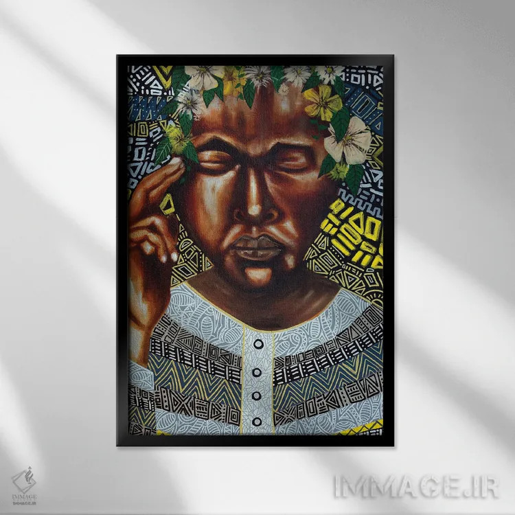 تابلو تمام چیزهایی که هرگز نمیدانستیم اثر آرون آلن - نمای قابدار مشکی