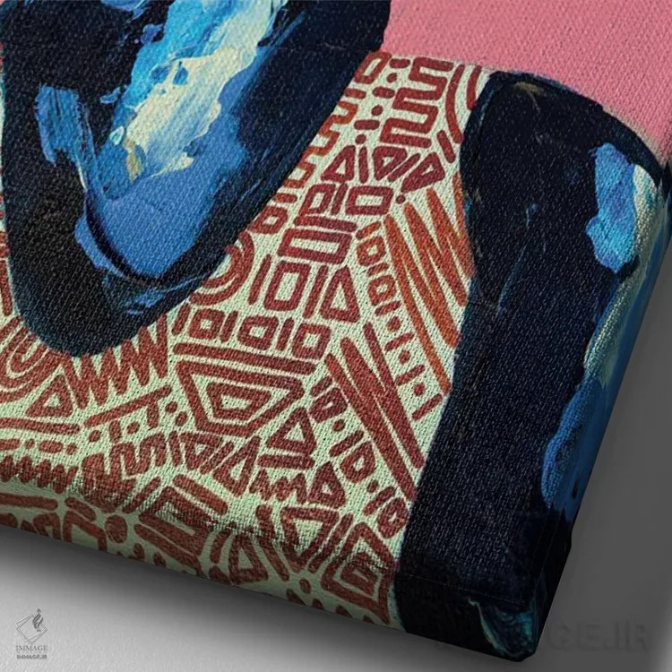 تابلو جادوی آغازهای تازه اثر آرون آلن - نمای نزدیک بافت بوم