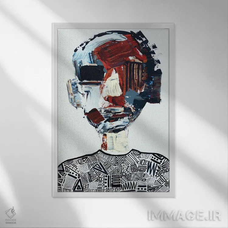 تابلو ابدیت آغاز میشود اثر آرون آلن - نمای قابدار سفید