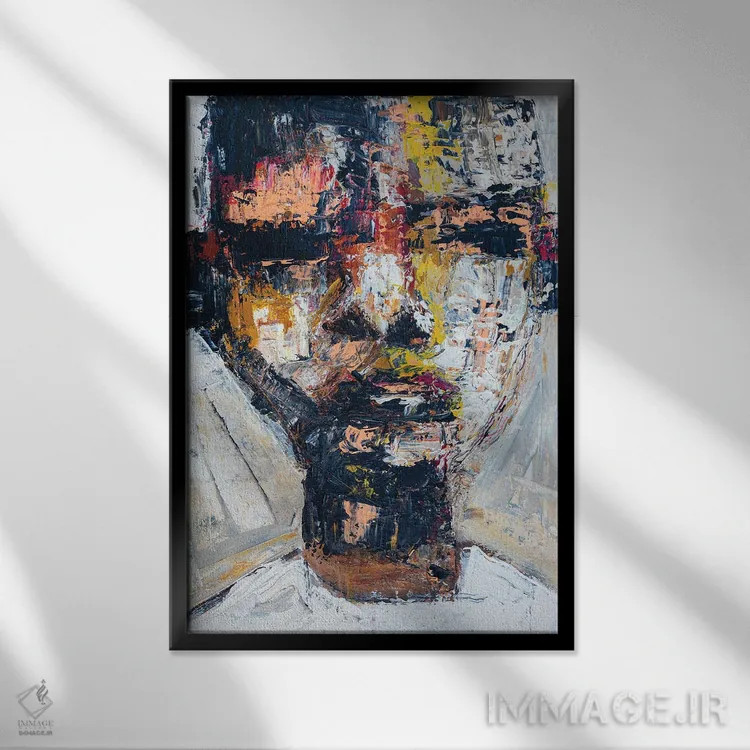 تابلو آوازم را بخوان اثر آرون آلن - نمای قابدار مشکی