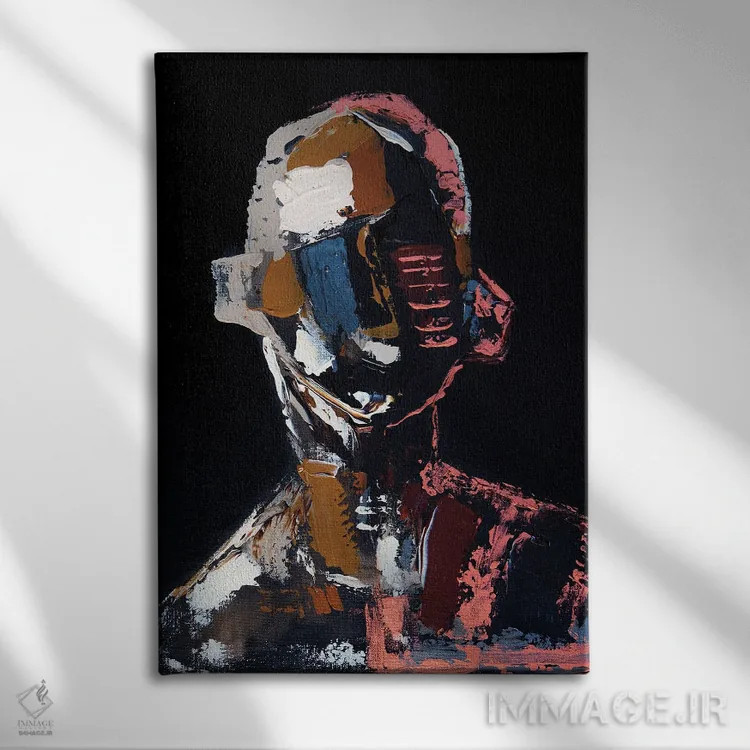 تابلو رنگهایی که خورشید آفرید اثر آرون آلن - نمای روبهرو روی دیوار