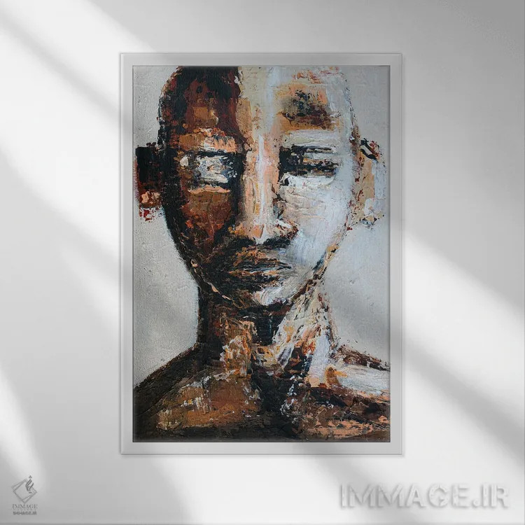 تابلو پیش از صبح رفته بود اثر آرون آلن - نمای قابدار سفید