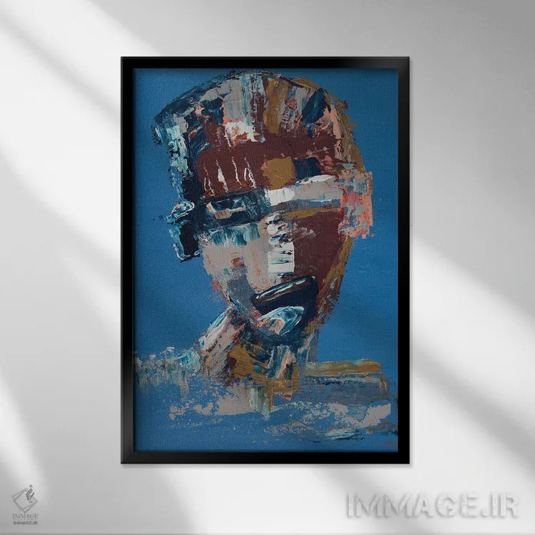 تابلو هیچ راه دیگری نیست اثر آرون آلن - نمای قابدار مشکی