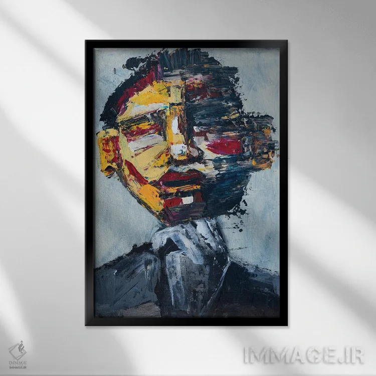 تابلو شبها را نگه دار اثر آرون آلن - نمای قابدار مشکی