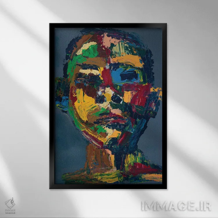 تابلو محبوبترین اثر آرون آلن - نمای قابدار مشکی