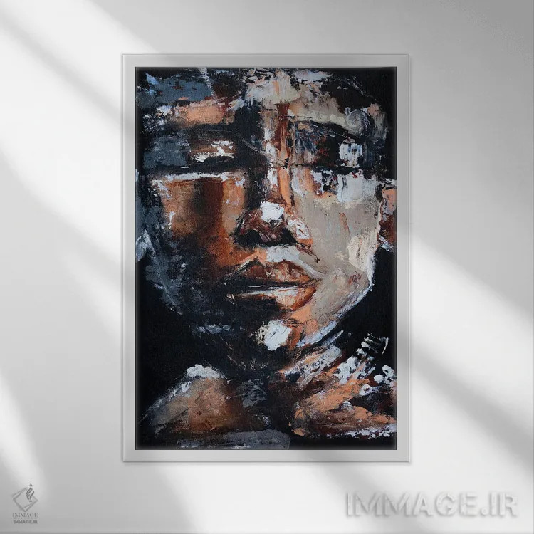 تابلو خیلی دور اثر آرون آلن - نمای قابدار سفید