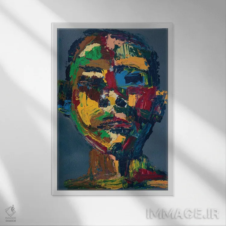 تابلو محبوبترین اثر آرون آلن - نمای قابدار سفید