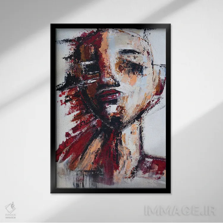 تابلو تمام من اثر آرون آلن - نمای قابدار مشکی