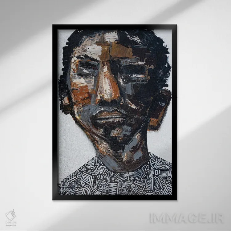 تابلو آخرین بار اول اثر آرون آلن - نمای قابدار مشکی