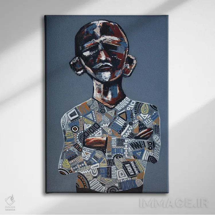 تابلو ما واقعاً باحالیم اثر آرون آلن - نمای روبهرو روی دیوار