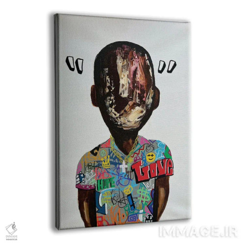 تابلو در میان خطوط اثر آرون آلن - نمای پرسپکتیو محصول