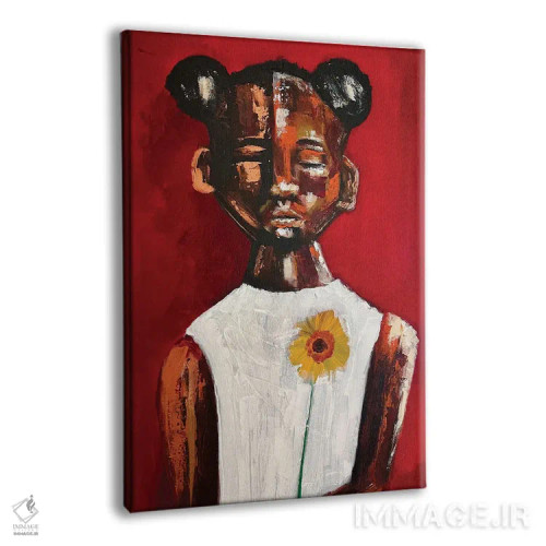 تابلو آخرین گل آفتابگردان اثر آرون آلن - نمای پرسپکتیو محصول