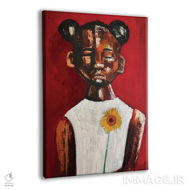 تابلو آخرین گل آفتابگردان اثر آرون آلن - نمای پرسپکتیو محصول