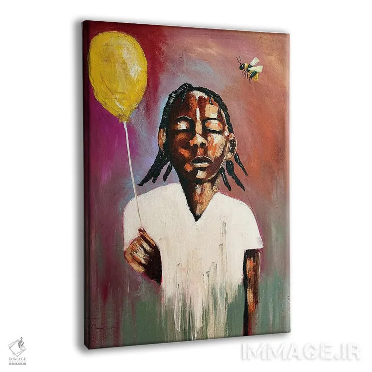 تابلو من کافی هستم اثر آرون آلن - نمای پرسپکتیو محصول