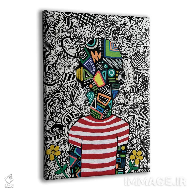 تابلو در لحظه اثر آرون آلن - نمای پرسپکتیو محصول