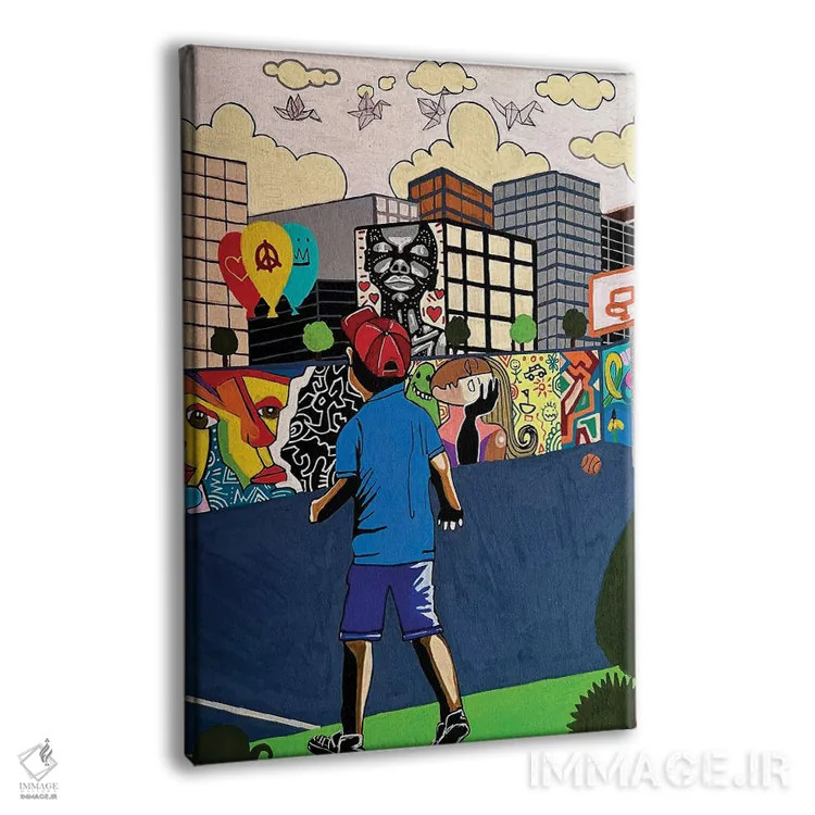 تابلو چند روز از ابدیت اثر آرون آلن - نمای پرسپکتیو محصول