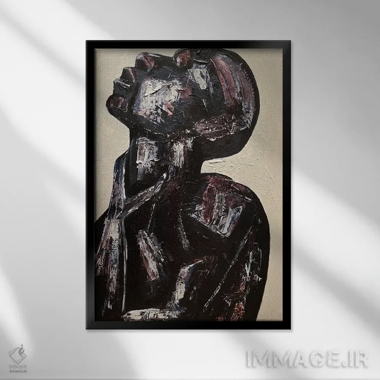 تابلو پدیدار شدن اثر آرون آلن - نمای قابدار مشکی