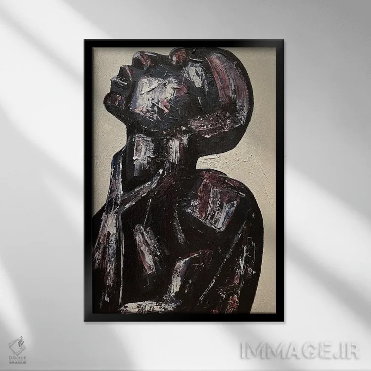 تابلو پدیدار شدن اثر آرون آلن - نمای قابدار مشکی