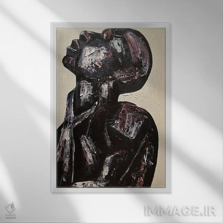 تابلو پدیدار شدن اثر آرون آلن - نمای قابدار سفید