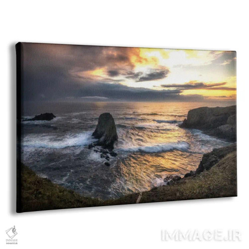 تابلو خلیج آرام اقیانوس آرام اثر اندی اموس - نمای پرسپکتیو محصول