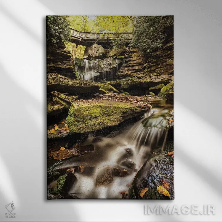 تابلو زیر پل I اثر اندی اموس - نمای روبهرو روی دیوار