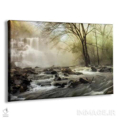 تابلو جویبار آبشار اثر اندی اموس - نمای پرسپکتیو محصول