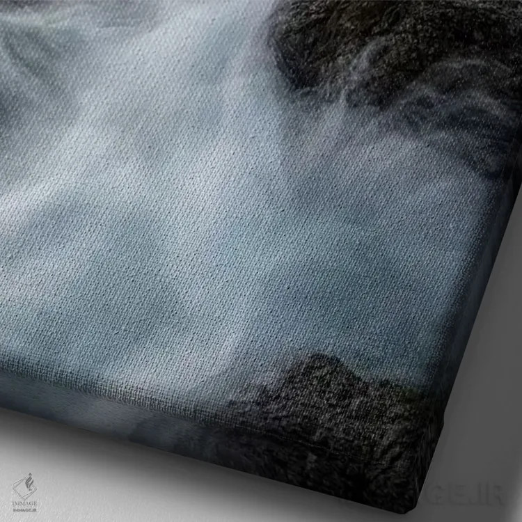 تابلو تابلوی فانوس دریایی اثر اندی اموس - نمای نزدیک بافت بوم