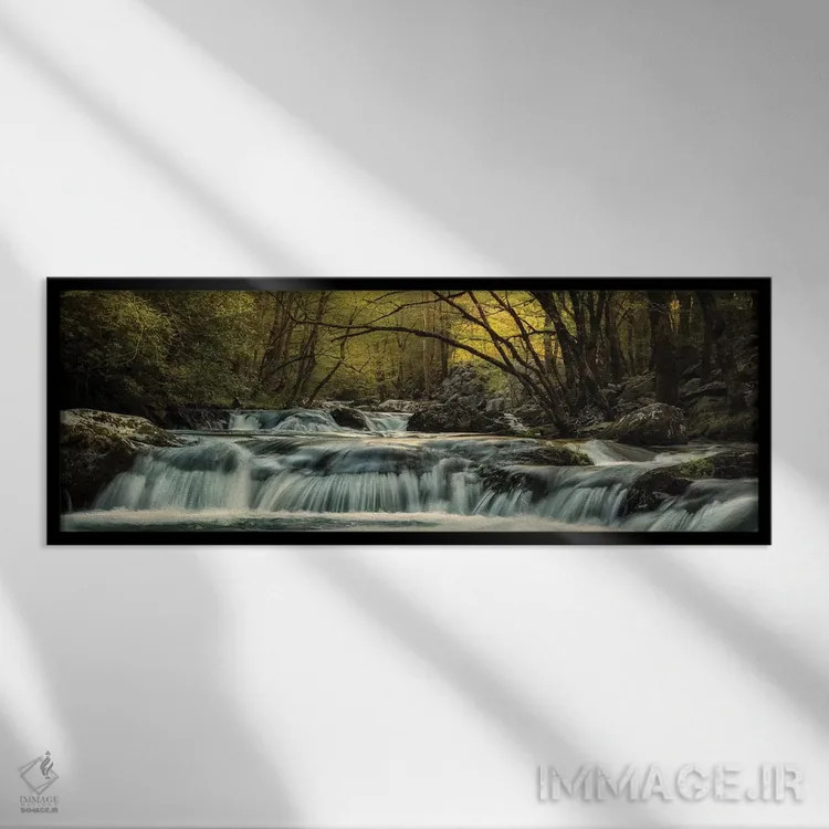 تابلو ترمونت در سپیده دم II (نام مکان) اثر اندی اموس - نمای قابدار مشکی