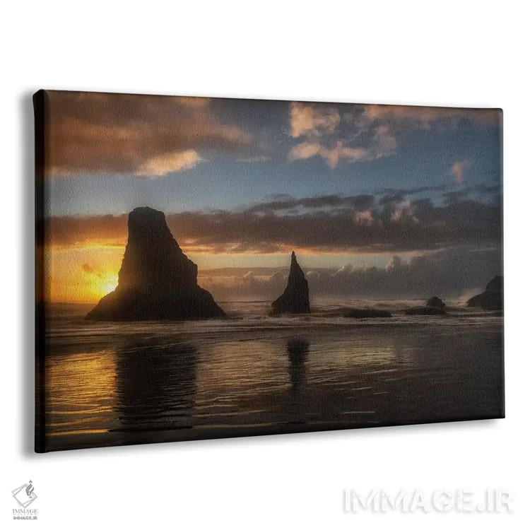 تابلو غروبهای جزیره اثر اندی اموس - نمای پرسپکتیو محصول