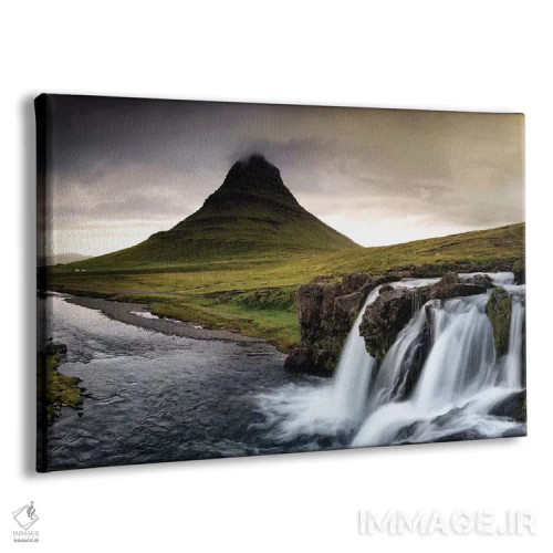تابلو نزدیک آبشار اثر اندی اموس - نمای پرسپکتیو محصول