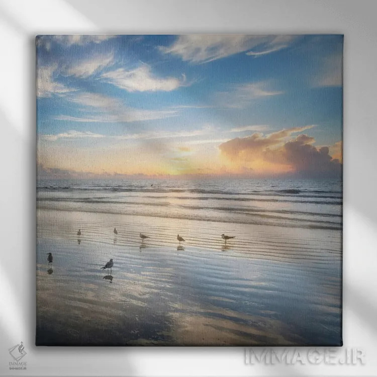 تابلو زیبایی صبحگاهی اثر اندی اموس - نمای روبهرو روی دیوار