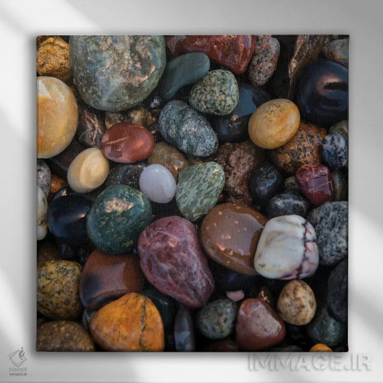 تابلو صخرههای اقیانوس I اثر اندی اموس - نمای روبهرو روی دیوار
